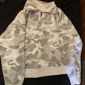 Hippie Rose Long Sleeve Camo Crop Top